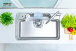 Chậu rửa bát inox NOBINOX ARVO B180 1 hố - Ảnh 6