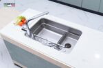 Chậu rửa bát inox NOBINOX ARVO B275 1 hố - Ảnh 9
