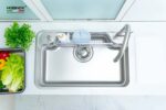 Chậu rửa bát inox NOBINOX LIKEN NL790D 1 hố - Ảnh 12