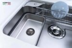 Chậu rửa bát inox NOBINOX LIKEN NL890D 1 hố - Ảnh 6