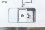 Chậu rửa bát inox NOBINOX MONO VA203M 1 hố - Ảnh 11