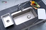 Chậu rửa bát inox NOBINOX MONO VA207 1 hố - Ảnh 5