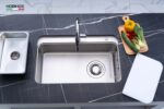 Chậu rửa bát inox NOBINOX MONO VA207 1 hố - Ảnh 8