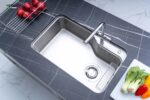 Chậu rửa bát inox NOBINOX NOVA A181HQ 1 hố - Ảnh 5