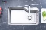 Chậu rửa bát inox NOBINOX NOVA A181HQ 1 hố - Ảnh 6