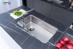 Chậu rửa bát inox NOBINOX NOVA A181HQ 1 hố - Ảnh 8
