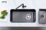 Chậu rửa bát inox NOBINOX NOVA A284B 1 hố - Ảnh 14