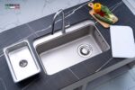 Chậu rửa bát inox NOBINOX NOVA A382 1 hố - Ảnh 4