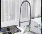 Vòi rửa bát KVK KM6211EC nóng lạnh rút dây - Ảnh 8