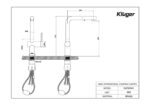 Vòi rửa bát KLUGER KLF0034C rút dây - Ảnh 3