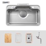 Chậu rửa bát inox KLUGER KF7848FS LUX 1 hố - Ảnh 2