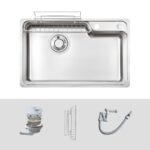 Chậu rửa bát inox KLUGER KH8050FS Basic 1 hố - Ảnh 2