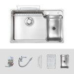 Chậu rửa bát inox KLUGER KH8050FS Plus 1 hố - Ảnh 5
