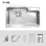 Chậu rửa bát inox KLUGER KH8050ST Plus 1 hố - Ảnh 2