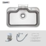 Chậu rửa bát inox KLUGER KT7848FS Basic 1 hố - Ảnh 2