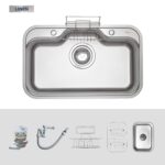 Chậu rửa bát inox KLUGER KT7848FS Plus 1 hố - Ảnh 2