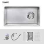 Chậu rửa bát inox KLUGER KY8045FS Plus dòng TOYA 1 hố - Ảnh 2