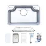 Chậu rửa bát inox NOBINOX ARVO B085 1 hố - Ảnh 3