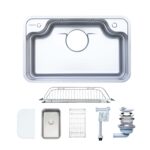 Chậu rửa bát inox NOBINOX ARVO B180 1 hố - Ảnh 3