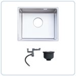 Chậu rửa bát inox NOBINOX ARVO V444 1 hố - Ảnh 3