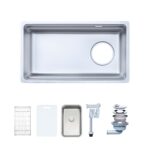 Chậu rửa bát inox NOBINOX ARVO V676 1 hố - Ảnh 3