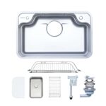 Chậu rửa bát inox NOBINOX LIKEN NL780 1 hố - Ảnh 3