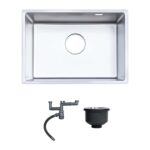 Chậu rửa bát inox NOBINOX LISA NN645S 1 hố - Ảnh 3