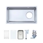 Chậu rửa bát inox NOBINOX LUMIA NX556 1 hố - Ảnh 3
