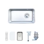 Chậu rửa bát inox NOBINOX MONO VA203M 1 hố - Ảnh 3