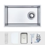 Chậu rửa bát inox NOBINOX TASA NX7646 1 hố - Ảnh 3