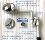 Chậu rửa bát inox SHIGERU LE JSL-K 2F FS 1 hố - Ảnh 4