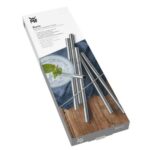 Bộ ống hút WMF Baric Cromargan 0608976040 6 chiếc 18cm - Ảnh 4
