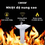 Chậu lavabo treo tường CAESAR L2355 P2445 chân dài - Ảnh 8
