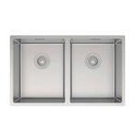 Chậu rửa bát inox HAFELE Satin R10 HS24-SSN2S-750 567.24.427 2 hố