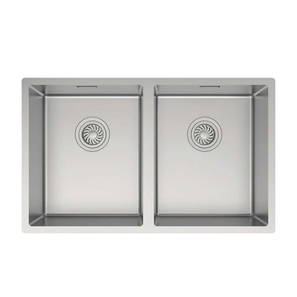 Chậu rửa bát inox HAFELE Satin R10 HS24-SSN2S-750 567.24.427 2 hố