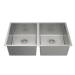 Chậu rửa bát inox HAFELE Satin R10 HS24-SSN2S-750 567.24.427 2 hố - Ảnh 3