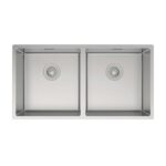 Chậu rửa bát inox HAFELE Satin R10 HS24-SSN2S-870 567.24.437 2 hố
