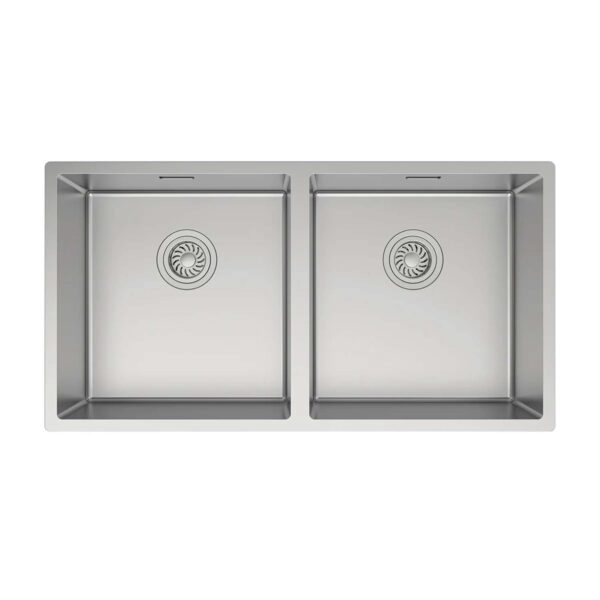 Chậu rửa bát inox HAFELE Satin R10 HS24-SSN2S-870 567.24.437 2 hố