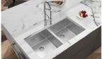 Chậu rửa bát inox HAFELE Satin R10 HS24-SSN2S-870 567.24.437 2 hố - Ảnh 4