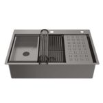Chậu rửa bát inox HAFELE WS R10 HS25-SSN1S-7650 567.24.484 567.24.485 1 hố - Ảnh 7