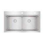 Chậu rửa bát inox HAFELE WS R10 HS25-SSN2S-8650 567.94.024 2 hố