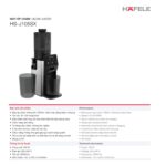 Máy ép chậm HAFELE HS-J105SX 535.43.388 - Ảnh 3