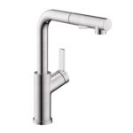 Vòi rửa bát HAFELE LUX-P HT25-SH1P315 570.85.048 570.85.049 nóng lạnh rút dây - Ảnh 3