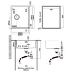 Chậu rửa bát inox HAFELE Satin R10 HS24-SSN1S-540 567.24.457 1 hố - Ảnh 2