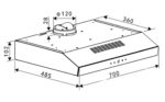 Máy hút mùi HAFELE HC-H7031BB 538.86.097 âm tủ - Ảnh 2