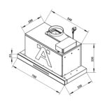 Máy hút mùi HAFELE HC-H706BS 533.87.798 âm tủ - Ảnh 2