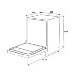 Máy rửa bát HAFELE HDW-F6072B 535.29.700 độc lập - Ảnh 2