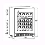 Tủ rượu HAFELE HW-C129FB 533.17.011 129L - Ảnh 2
