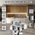 Bộ nồi WMF Brillant 0739166030 6 món - Ảnh 2