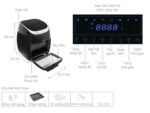 Nồi chiên không dầu HAFELE HS-AF1102B 535.43.715 11 lít - Ảnh 3